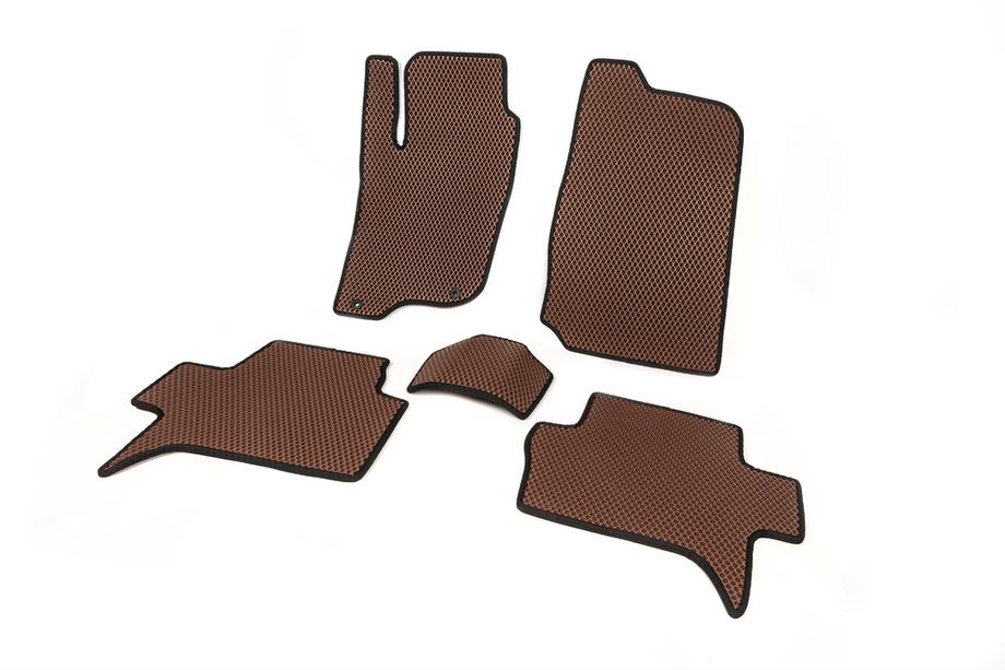 Mitsubishi Pajero Sport 2008-2015 EVA Floor Mats (brick red) Image