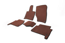 Audi Q7 2005-2015 EVA Floor Mats (brick red) 2 Rows (5 Mats) photo 7