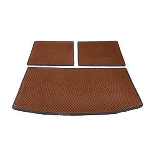 Trunk mat 3-piece (EVA, brick) (7 seats) Audi Q7 2005-2015 photo 1