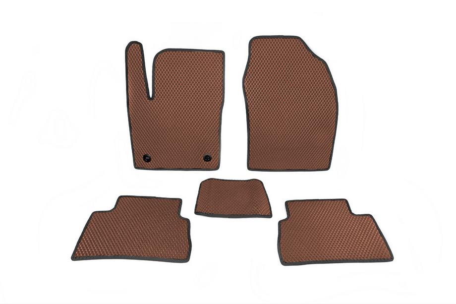 Toyota C-HR 2016-2023 EVA Floor Mats (brick red) Image
