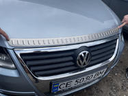 Volkswagen Passat B6 2006-2012 Hood trim cover (1 pc, stainless steel) photo 2