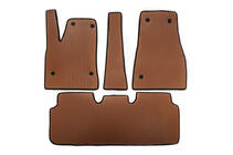 Tesla Model S 2012– EVA Floor Mats (2012-2021, brick) photo 12