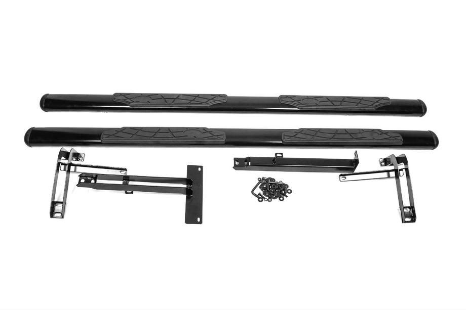 Hyundai Tucson JM 2004- Side Bars Libao Black (2 pcs, Aluminum) Image