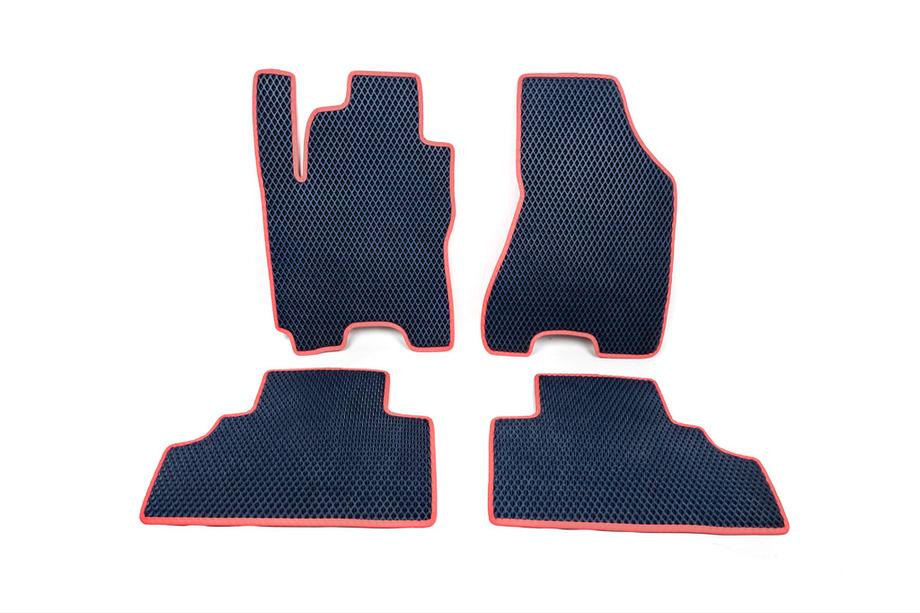 Kia Sportage 2004-2010 EVA Floor Mats (Blue) Image