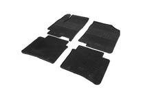 Hyundai Accent 2017-2023 Rubber Floor Mats (4 pcs, Polytep) photo 2