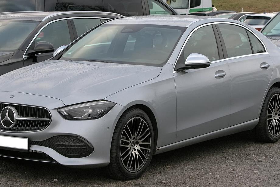 Mercedes C-class W206 2022- Mirror Covers (2 pcs, Stainless Steel) Image
