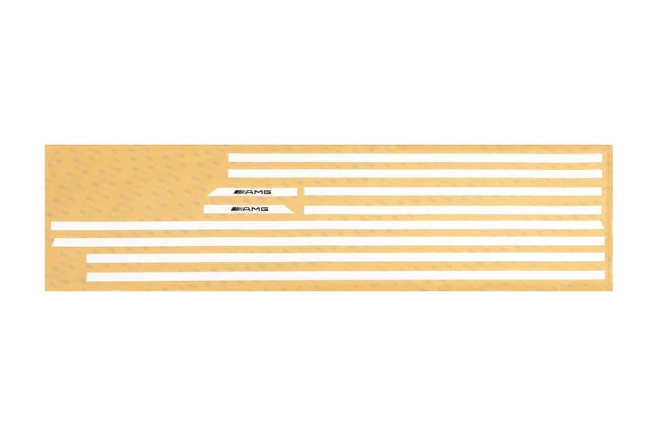 Mercedes G сlass W463 1990-2018 White Door Moldings (Inserts) Image