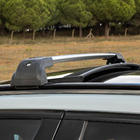 Lockable cross bars for integrated roof rails Strong V2 (2 pcs) up to 120 cm, Grey photo 7