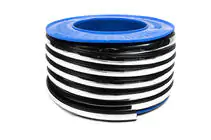 Black door molding with chrome strip by the meter sal35 (1 meter, 26 mm) photo 3