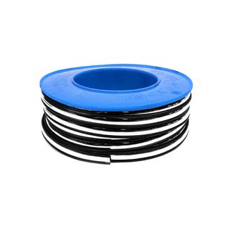 Black door molding with chrome strip by the meter sal13 (1 meter, 16.5 mm) photo 3