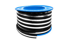 Black door molding with chrome strip by the meter sal16a (1 meter, 27 mm) photo 3