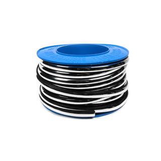 Black door molding with chrome strip by the meter sal122 (1 meter, 19 mm) photo 3