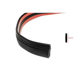 Black molding by the meter sal53 (1 meter, 46.5 mm) photo 2