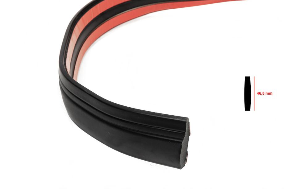 Black molding by the meter sal53 (1 meter, 46.5 mm) Photo 2