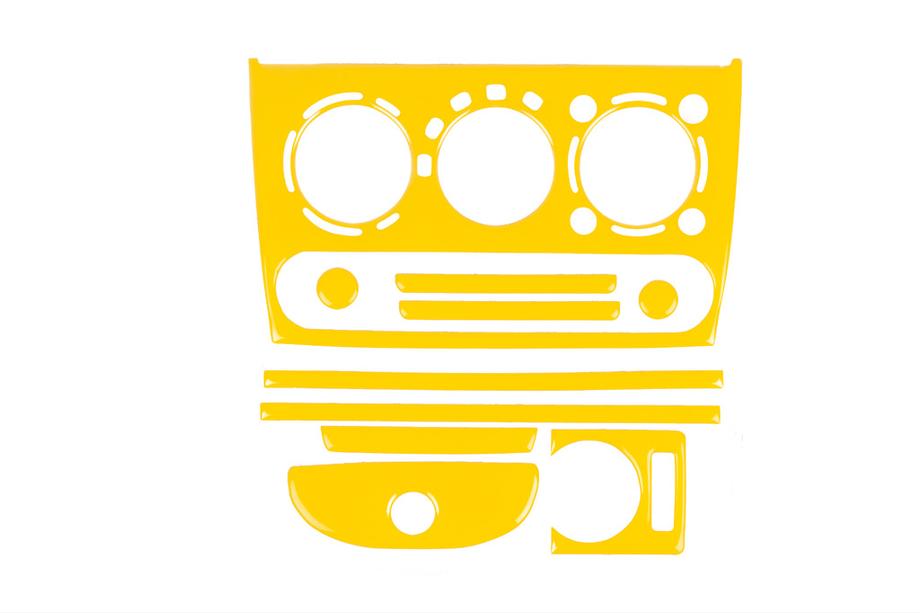 Opel Tigra 1994-2001 Dashboard Trim Covers (yellow) Image