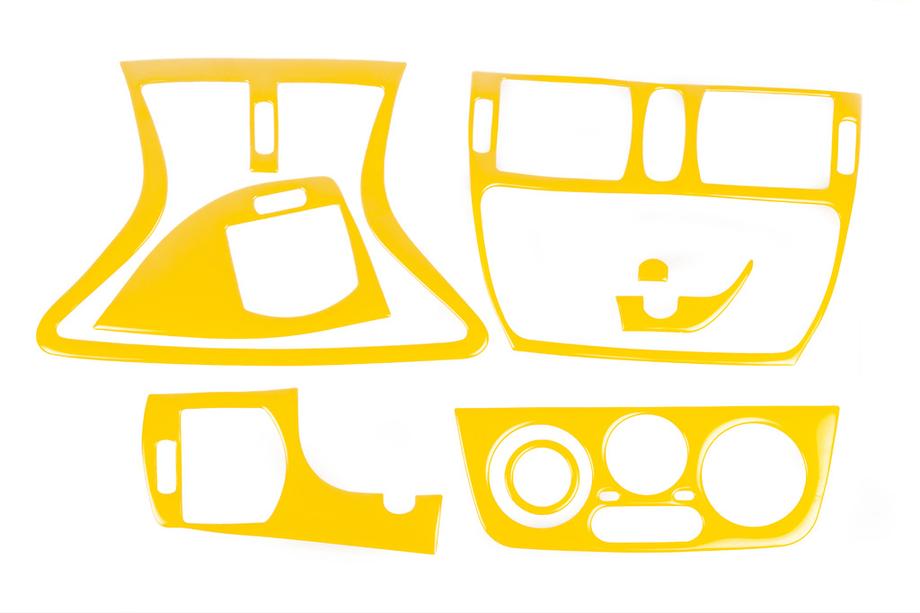 Fiat Marea 1996-2007 Dashboard Trim Covers (yellow) Image