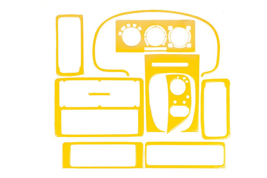 Volkswagen Polo 1994-2001 Dashboard Trim 1994-1999 (yellow) Image