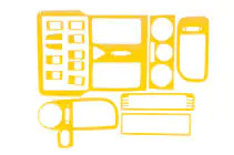 Volkswagen Polo 1994-2001 Dashboard Trim 1999-2001 (yellow) photo 1