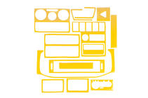 Volkswagen T4 Transporter 1990-2003 Dashboard Trim Covers 1999-2003 (yellow) photo 1