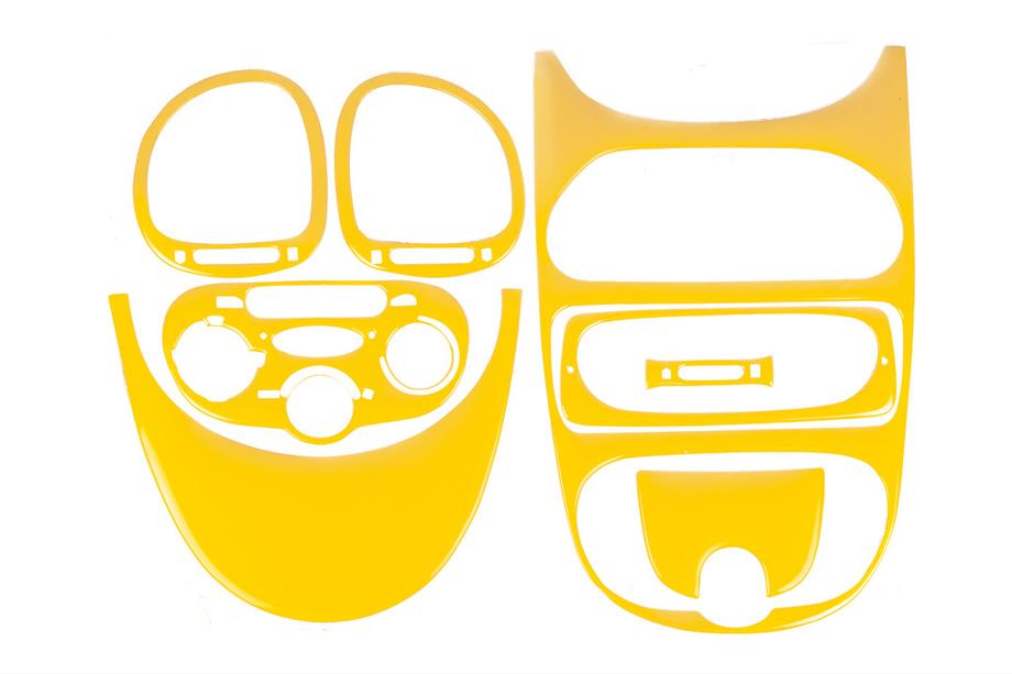 Peugeot 206 1998-2024 Dashboard Trim Covers 1998-2001 (yellow) Image