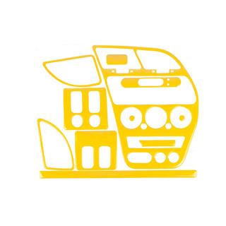 Dashboard Trim Covers 1997-2001 (Yellow)