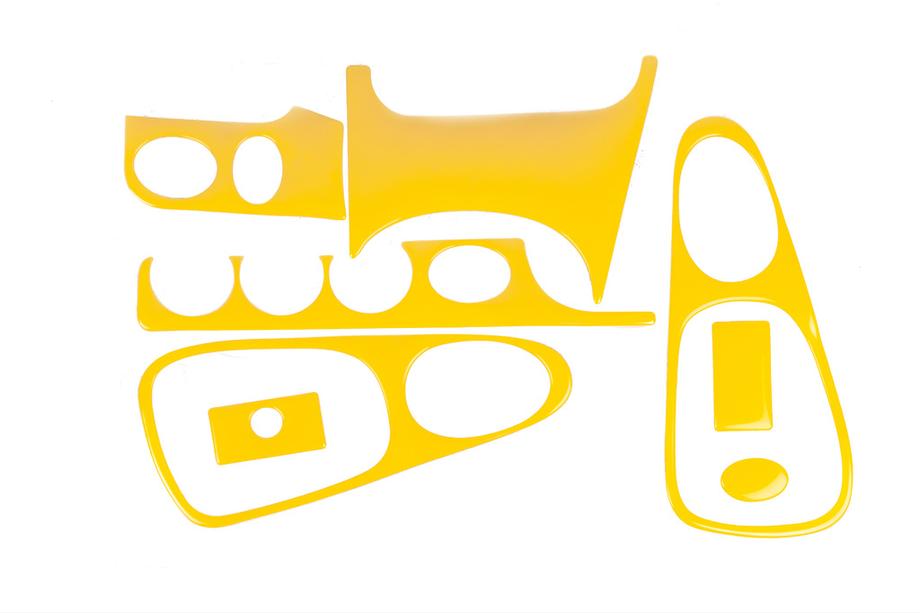 Ford Escort 1995-2000 Dashboard Trim Covers (yellow) Image