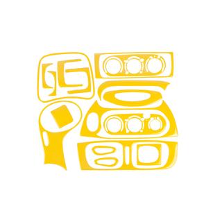 Dashboard Trim Covers 1999-2003 (yellow)