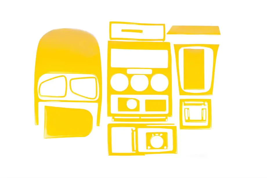 Opel Astra G classic 1998-2012 Dashboard Trim Covers (yellow) Image