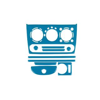 Dashboard Trim Cover (blue)