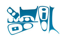 Ford Escort 1995-2000 Dashboard Trim Cover (blue) photo 1