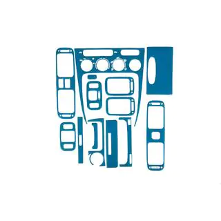 Dashboard Trim Covers 2000-2002 (blue) Toyota Corolla 1998-2002