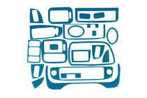 Honda Civic 1995-2001 Dashboard Trim Cover (blue) photo 1