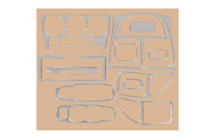 Hyundai Accent 2000-2006 Dashboard Trim (Aluminum) photo 1