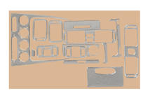 Toyota Corolla 1998-2002 Dashboard Trim 2000-2002 (Aluminum) photo 1