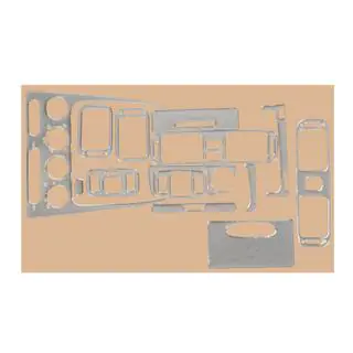 Dashboard Trim 2000-2002 (Aluminum)