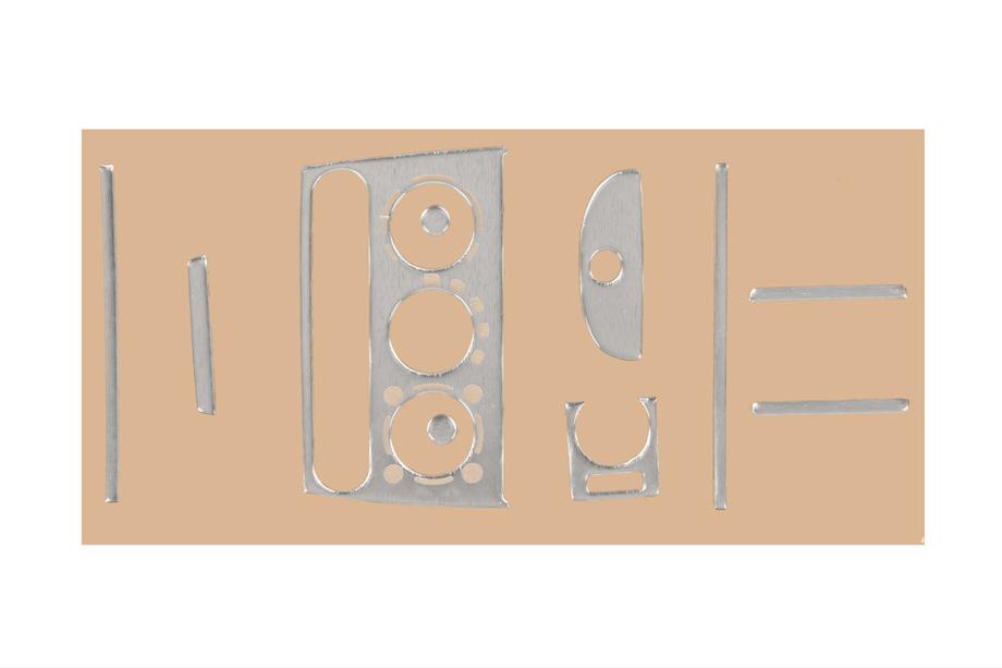 Opel Tigra 1994-2001 Dashboard Trim (Aluminum) Image