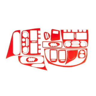 Dashboard Trim Covers (red) Fiat Siena 1996-2016