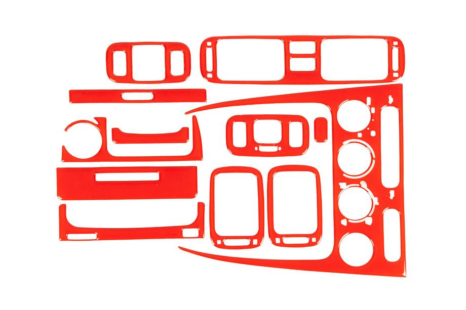Toyota Corolla 1998-2002 Dashboard Trim Covers 1998-2000 (red color) Image