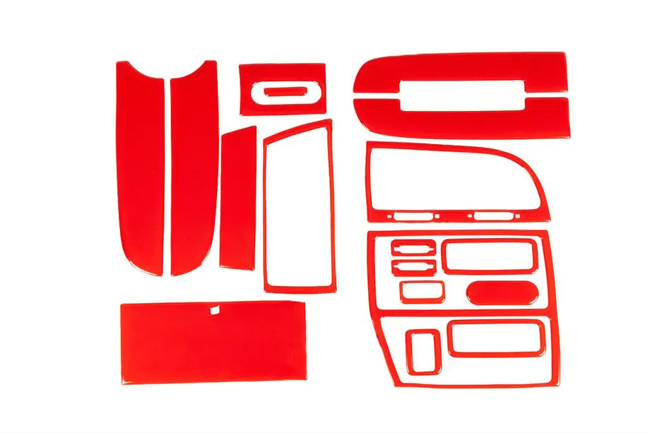 Citroen Xantia 1997-2000 Dashboard Trim Covers (red) Image