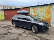 Mazda CX-7 2006-2012 Roof rack for fixed points lockable Wingbar V3 (2 pcs) photo 2