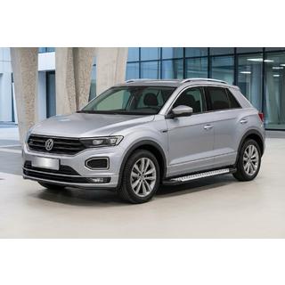 Side Steps Allmond Grey (2 pcs, Aluminum) Volkswagen T-Roc 2017-2025 photo 1