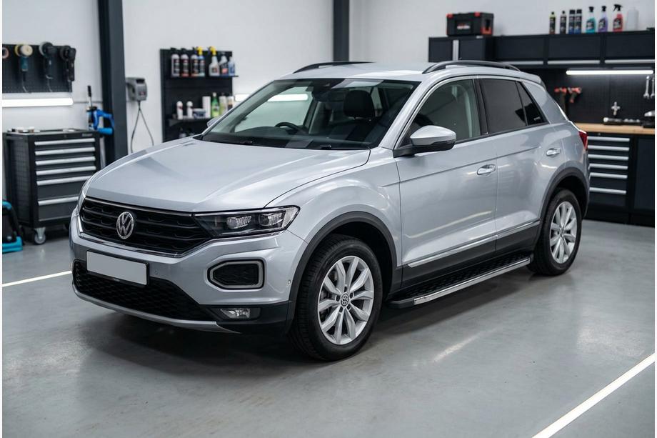 Volkswagen T-Roc 2017-2025 Side Steps BlackLine (2 pcs, Aluminum) Photo 1