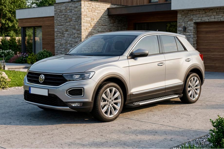Volkswagen T-Roc 2017-2025 Side Steps Line (2 pcs, Aluminum) Image