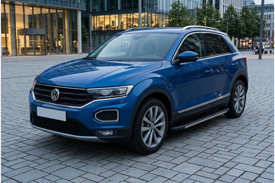 Volkswagen T-Roc 2017-2025 Side Steps Bosphore Grey (2 pcs, Aluminum) Image