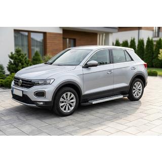 Side Steps Vision New Grey (2 pcs, Aluminum) Volkswagen T-Roc 2017-2025 photo 1