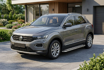 Volkswagen T-Roc 2017-2025 Side Steps Maydos V2 (2 pcs, Aluminum & Stainless Steel) photo 1