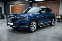 Volkswagen Touareg 2018- Side Steps Vision New Black (2 pcs, Aluminum) photo 1