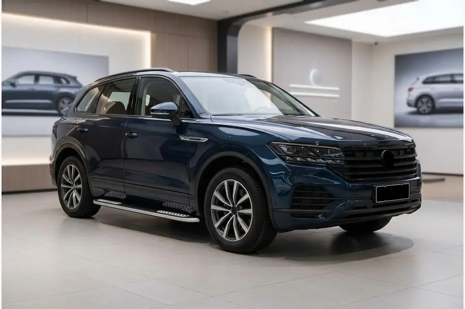 Volkswagen Touareg 2018- Side Steps Tayga V2 (2 pcs, Aluminum) Image
