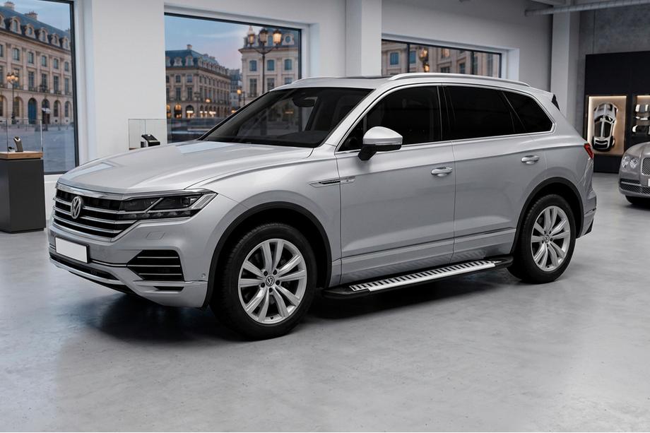 Volkswagen Touareg 2018- Side Steps Line (2 pcs, Aluminum) Image