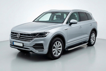 Volkswagen Touareg 2018- Side Steps BlackLine (2 pcs, Aluminum) photo 1
